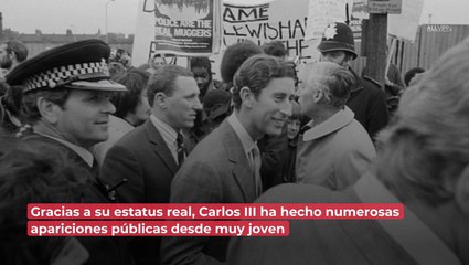 ¡Con bigote! Así lucía el rey Carlos III durante su juventud