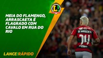 Meia do Flamengo, Arrascaeta é flagrado com cavalo em rua na zona oeste do Rio - LANCE! Rápido