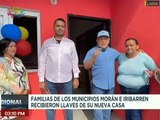 GMVV entrega 10 viviendas dignas a familias de los municipios Morán e Iribarren del estado Lara