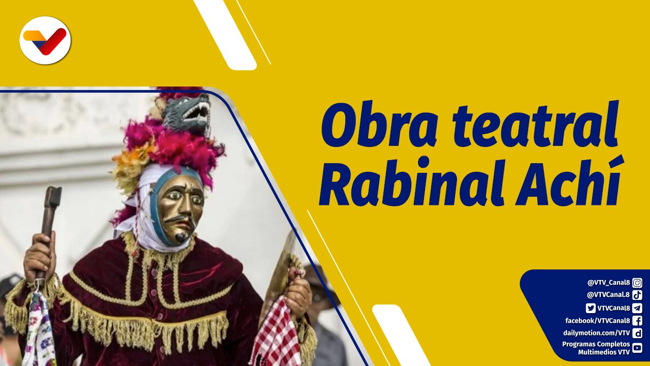 Punto de Encuentro | Obra teatral "Rabinal Achí" de la cultura Maya