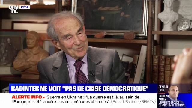 Robert Badinter: Les prochaines élections se joueront probablement aussi sur la retraite à 62 ans, d'autres diront 60 ans