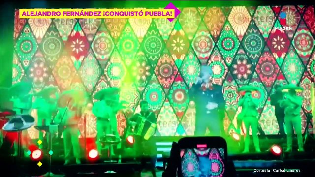 Con canciones de Don Vicente, Alejandro Fernández conquistó a fans de Puebla