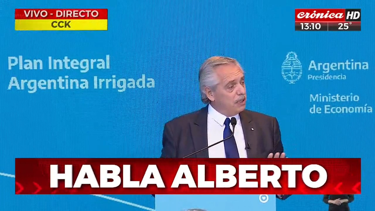 Alberto Fernández pidió "bajar tanto barullo en la política" y presentó nuevo proyecto de inversiones