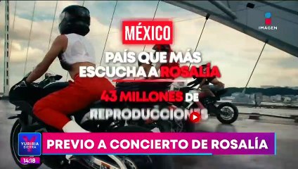 ¿Listos para el concierto? Rosalía se presenta hoy en la CDMX