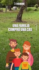 Familia compró una casa y encontraron a un perrito abandonado en ella