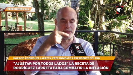 "Ajustar por todos lados" la receta de Rodríguez Larreta para combatir la inflación