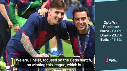 Too early to discuss Messi return to Barca - Xavi