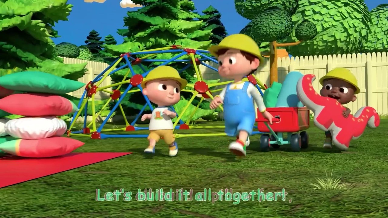 Lets Build a Pillow Fort  CoComelon Nursery Rhymes  Kids Songs