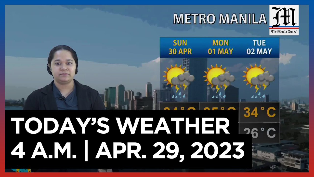 Today's Weather, 4 A.M. | April 29, 2023