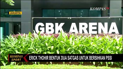 Descargar video: Serius Bersih-Bersih Internal PSSI, Ketum PSSI Erick Thohir Bentuk Dua Satgas Khusus