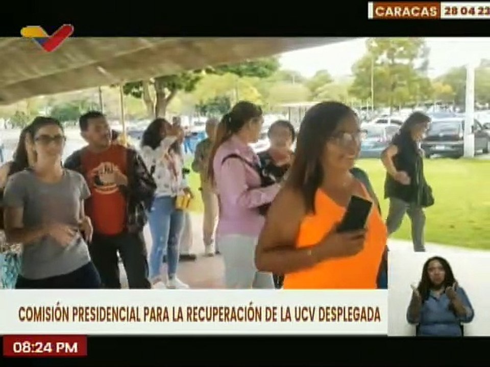 ELAH y autoridades gubernamentales visitan espacios recuperados de la UCV