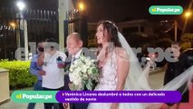 Vernica Linares as fue la legada a su boda con el padre de sus hijos Alfredo Rivero
