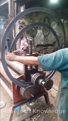 Flat iron plate rolling Dia 24"