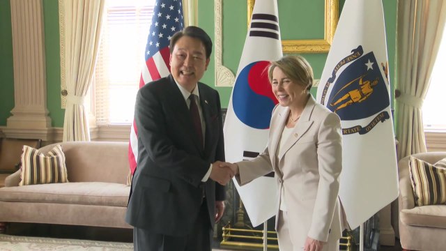 尹, 매사추세츠 주지사 초청오찬... 한국 기업, 최적의 파트너 / YTN