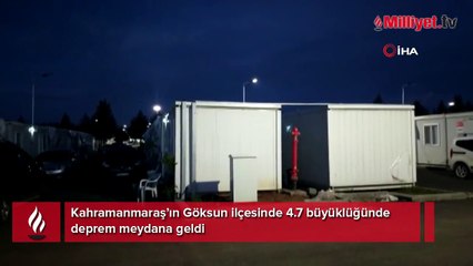 Kahramanmaraş'ta 4.7 büyüklüğünde deprem!