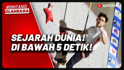 Momen Veddriq Leonardo Buat Sejarah Panjat Tebing Dunia, Di Bawah 5 Detik!