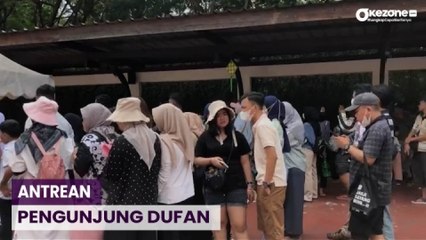 Beginilah Antrean Pengunjung yang Ingin Masuk Dufan, Mengular Lebih dari 10 Meter
