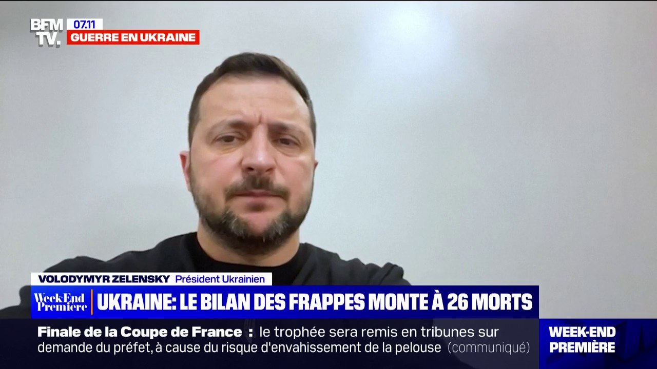 "Seul le mal absolu peut commettre une telle terreur contre l'Ukraine": Volodymyr Zelensky réagit aux nouvelles frappes russes
