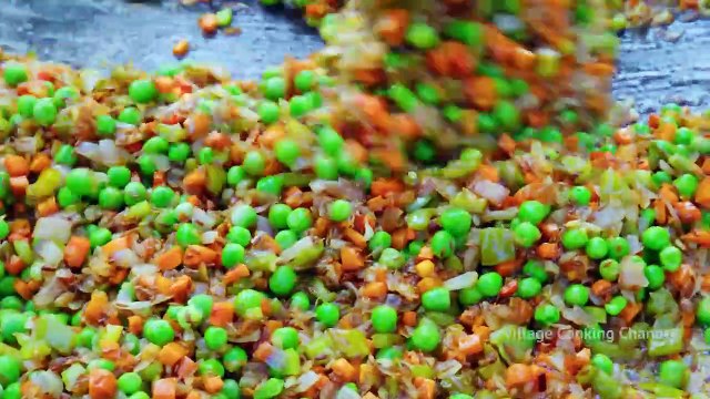 PAV BHAJI _ Mumbai Special Street Food Recipe Cooking In Village _ Butter Pav Bhaji Recipe