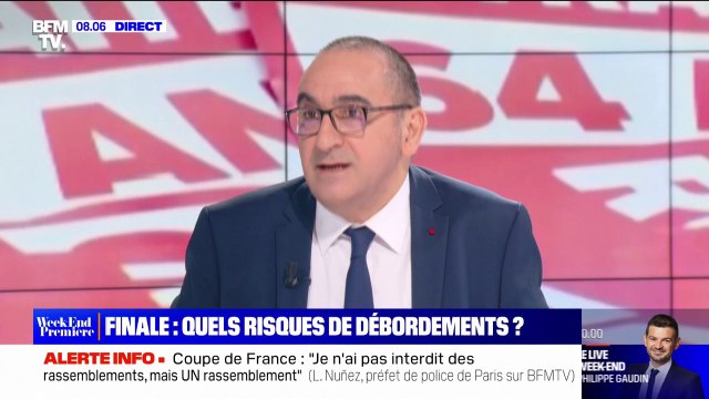 Remise du trophée de la Coupe de France dans la tribune présidentielle: Si je n'avais pris cette décision, on m'aurait traité d'irresponsable , estime Laurent Nuñez