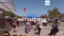 Perú y Chile plantean abrir un corredor humanitario para resolver la crisis migratoria