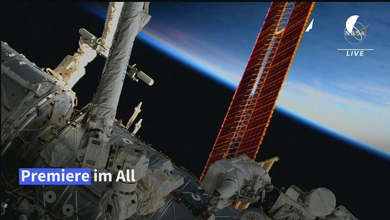Premiere im All: Erster Araber bei ISS-Außeneinsatz