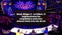 Mask Singer 5 - Le Zèbre : il impressionne les enquêteurs mais Kev Adams reste très sûr de lui