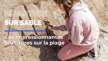 Comment sont faites ces impressionnantes sculptures sur sable ?