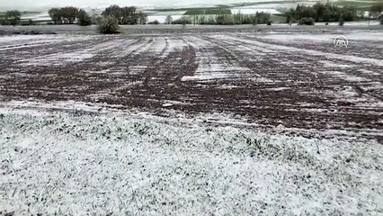 Tokat’ın yüksek kesimlerinde kar yağışı etkili oldu