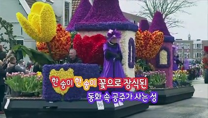 [지구촌톡톡] 이걸 다 꽃으로 만든거라고? 네덜란드 꽃차 퍼레이드