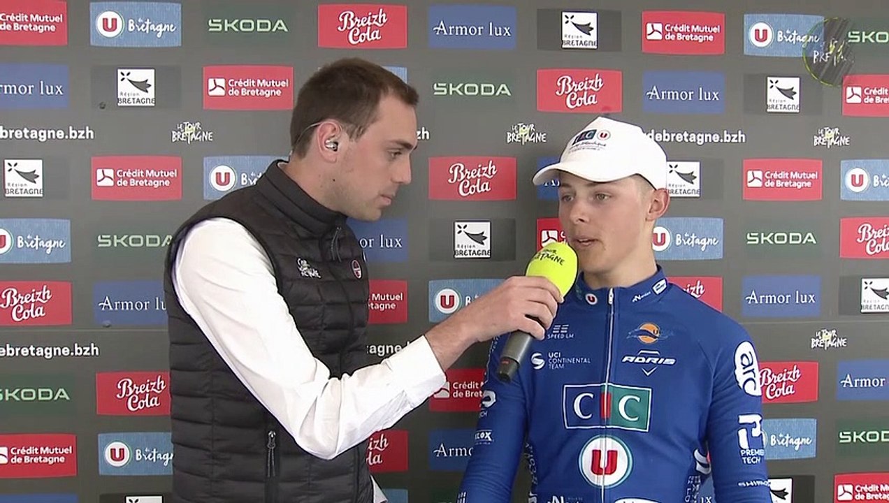 Tour de Bretagne 2023 - Nolann Mahoudo, sa première victoire UCI au Team CIC U Nantes Atlantique : "J'avais coché cette étape"