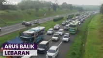 H+7 Lebaran, Arus Balik di Tol Cipali Padat Merayap