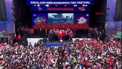 TEKNOFEST'TEN CANLI BAĞLANTI İLE KAHRAMANMARAŞ'A YENİ KONUTLARIN TEMELİ ATILDI