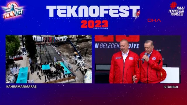 Kahramanmaraş’ta temel atma töreni: Cumhurbaşkanı Erdoğan ve Aliyev canlı yayında katıldı