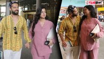 Parents To Be Ishita Dutta and Vatsal Sheth Spotted At Airport । FilmiBeat