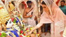 Adipurush Poster Release : Kriti Sanon  Tulsibaug Shri Ram Mandir Darshan Viral | Boldsky