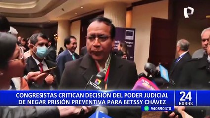 Video herunterladen: Congresistas critican decisión del PJ de negar prisión preventiva para Betssy Chávez