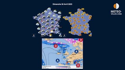prévisions météo-villes du samedi 29 avril 2023