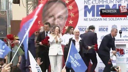 Muharrem İnce'nin Balıkesir mitingine yoğun katılım