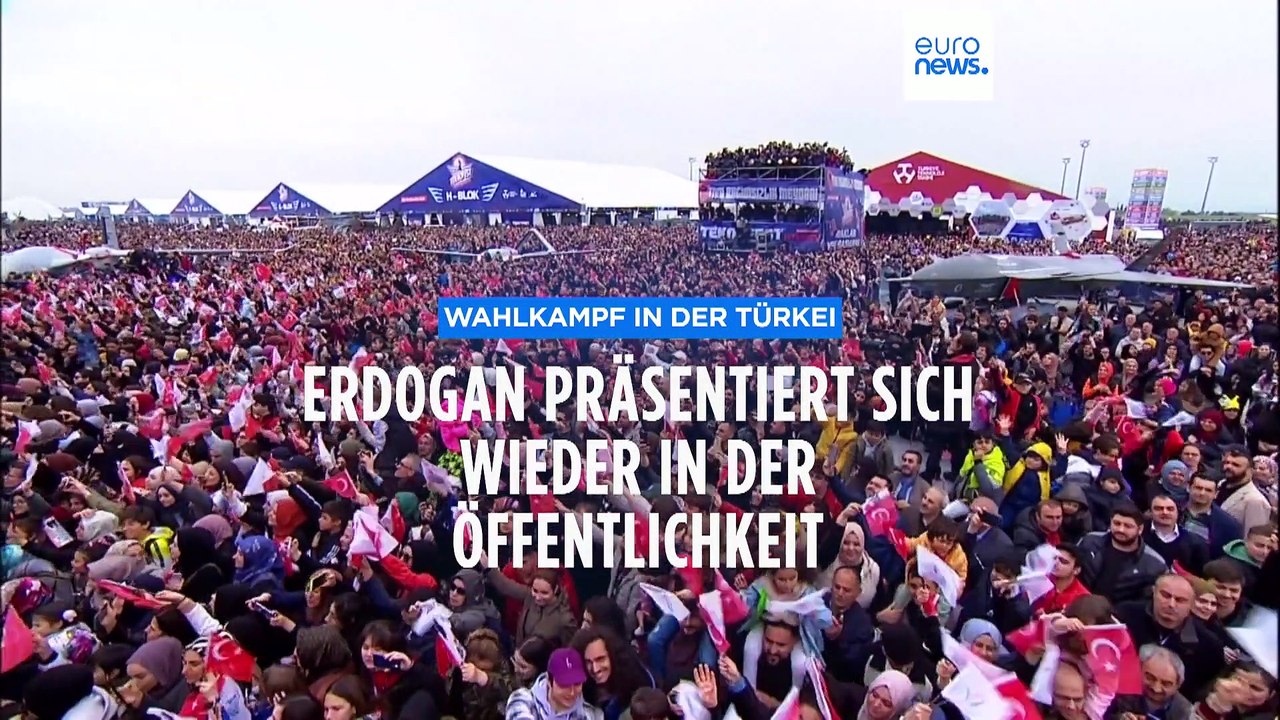 Nach Magenproblemen: Erdogan feiert Comeback auf der Polit-Bühne