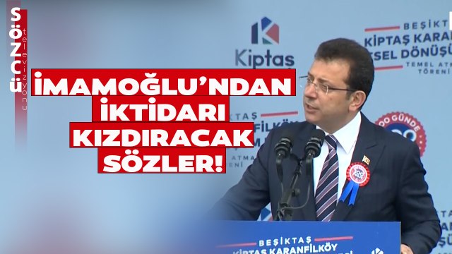 Ekrem İmamoğlu'ndan Erdoğan'a Gündem Olacak Rant Göndermesi!