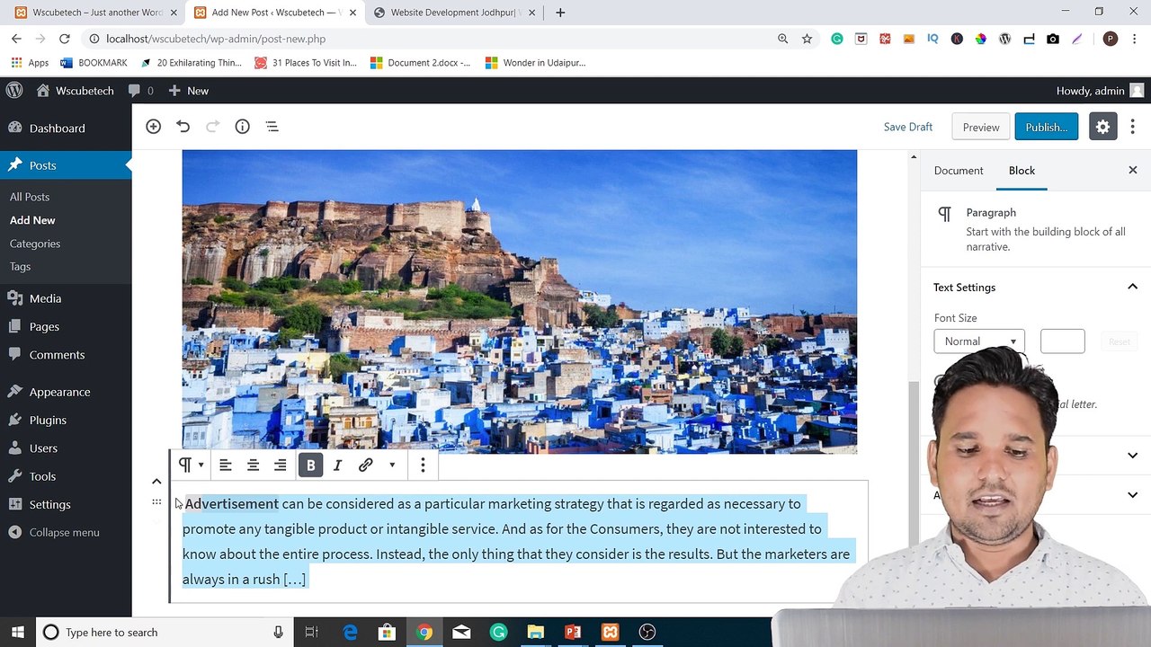 How to Create and Publish Post in WordPress [Step-by-Step] _ WordPress Tutorial-(1080p)