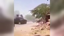 جانب من المواجهات بين الجيش السوداني وقوات الدعم السريع في 