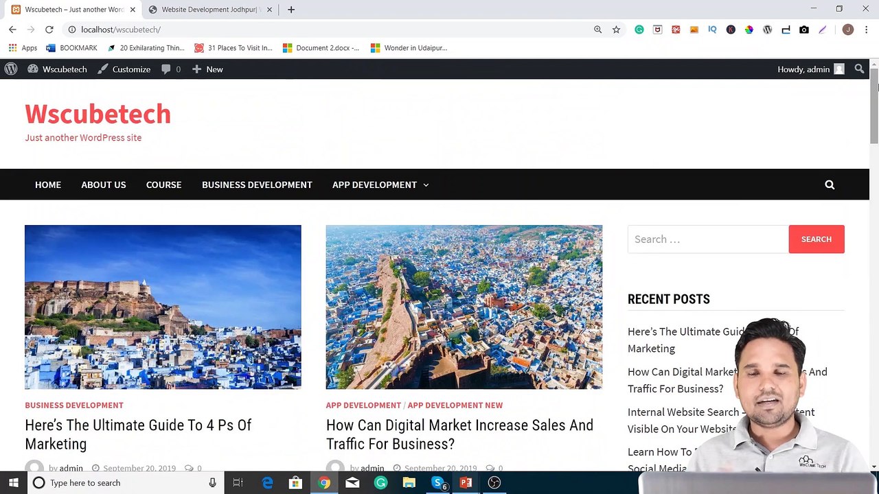 How to Limit Posts per Page in Wordpress [In Hindi] _ Wordpress Tutorial for Beginners _ Part-6-(1080p)