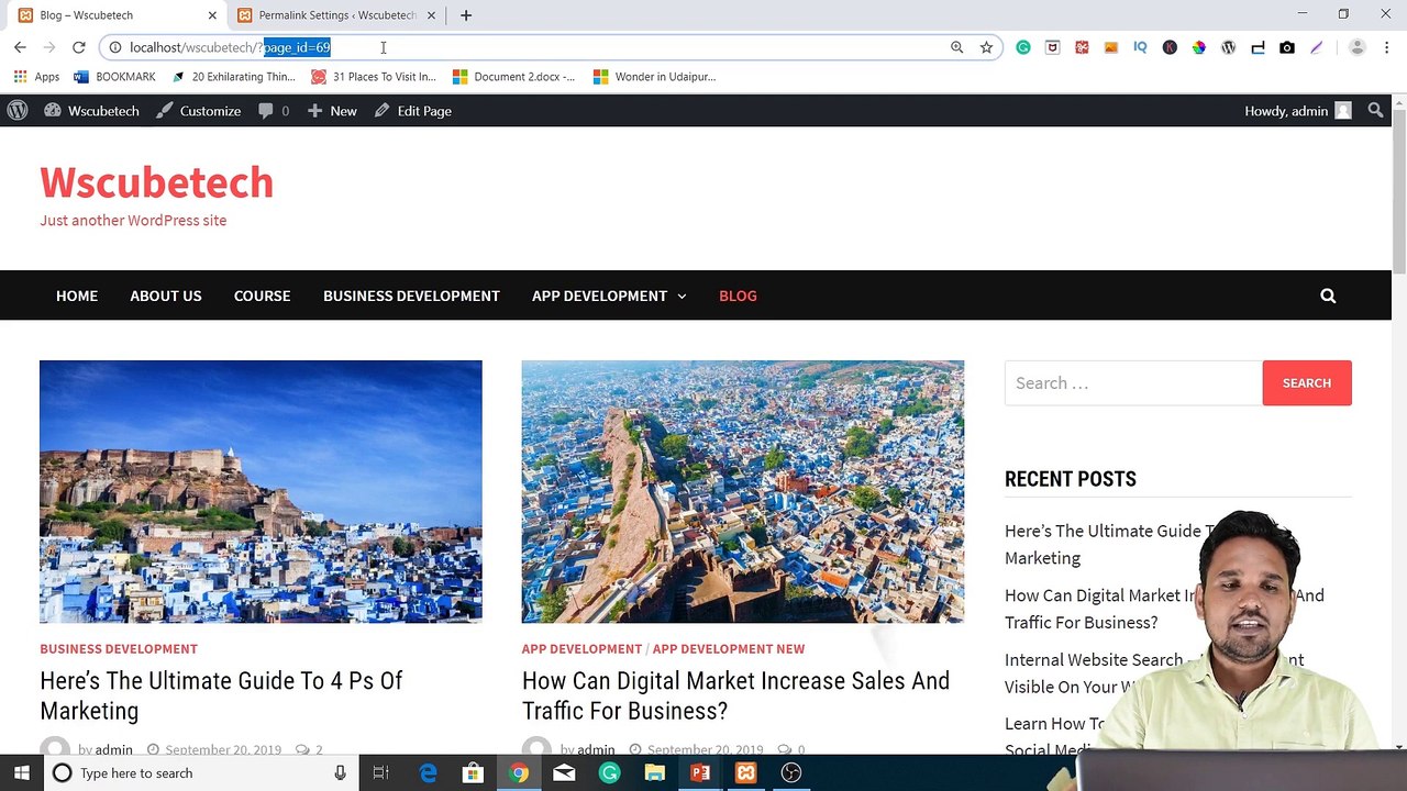 WordPress Permalink Setting - How to Change Permalinks in WordPress _ WordPress Tutorial-(1080p)