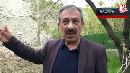 Malatya'da çöken istinat duvarı tehlike oluşturuyor