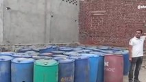 ग्वालियर: क्राइम ब्रांच ने पेट्रोल डीजल के अवैध गोदाम पर मारा छापा, लाखों का माल बरामद
