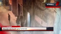 Beyoğlu'nda bıçaklı gasp kamerada