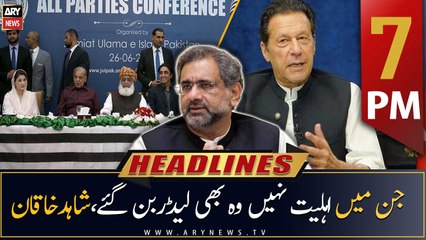 ARY News Headlines | 7 PM | 29th April 2023