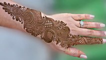 How to Make Easy Arabic Mehndi Design ll Simple Mehndi 2023 ll Henna tatto for begginers ll mhndi